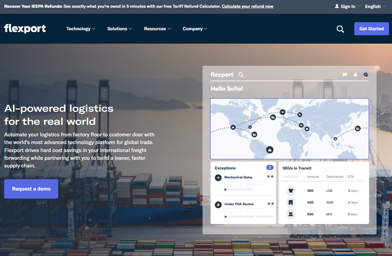 Flexport & Shopify